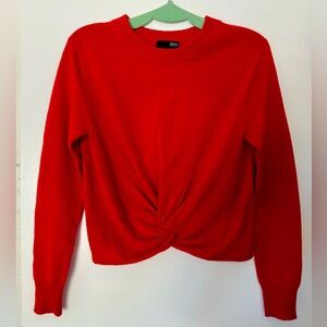 Aqua Cashmere Red Sweater Sz. S